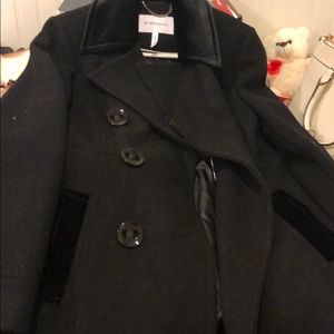 BCBG black long coat